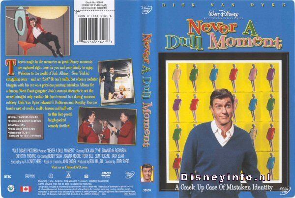 Never a Dull Moment (1968 film) Never A Dull Moment 786936234282 Disney DVD Database