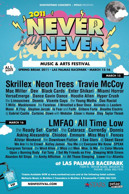 Never Say Never Festival Never Say Never Fest Ticket GiveAway Ouch My Ego Music Art