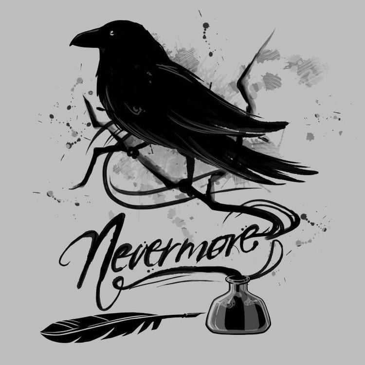 Nevermore Nevermore Funny cute amp nerdy TeeTurtle