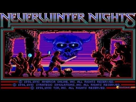 Neverwinter Nights (1991 video game) Neverwinter Nights gameplay PC Game 1991 YouTube