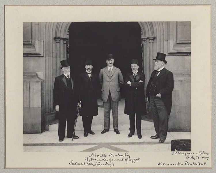 Neville Travers Borton Mehmed Talat Pasha Neville Travers Borton and Sir John Henniker