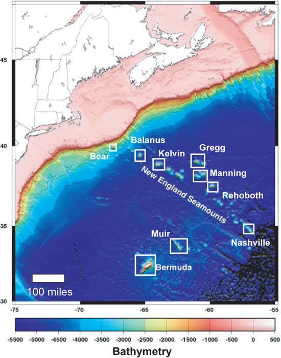 New England Seamounts The CoralClimate Connection Oceanus Magazine