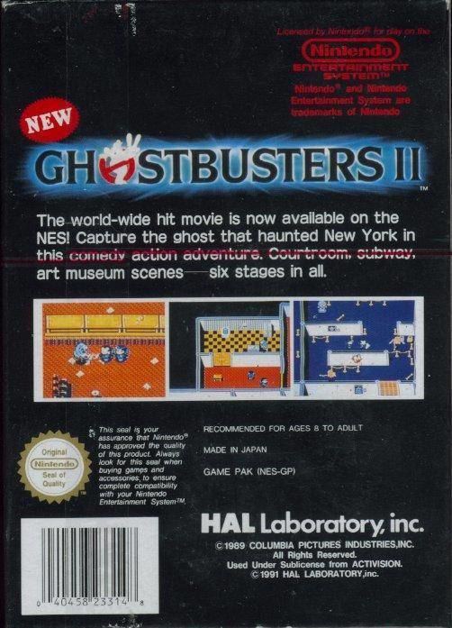 New Ghostbusters II New Ghostbusters II Box Shot for NES GameFAQs