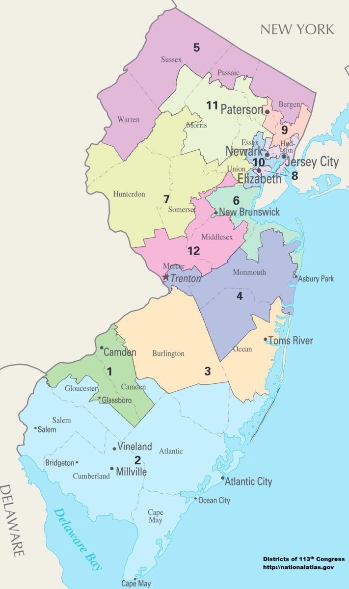 New Jersey's congressional districts