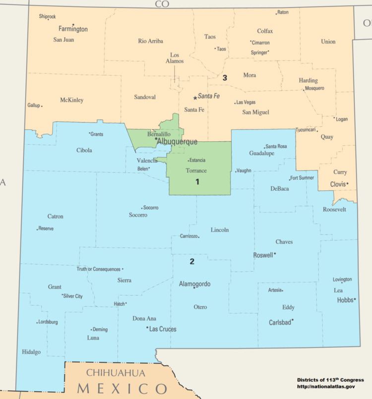 New Mexico's congressional districts