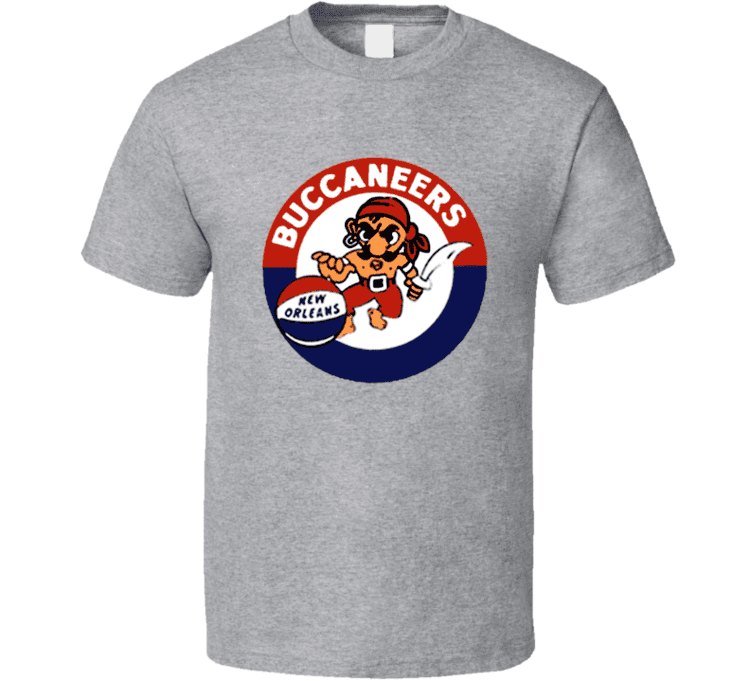 New Orleans Buccaneers Orleans Buccaneers ABA Basketball Retro T Shirt