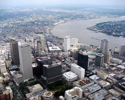 New Orleans Central Business District wwwdestination360comnorthamericauslouisiana