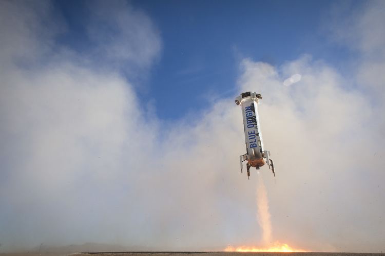 New Shepard Blue Origin releases video from third launch and landing of New