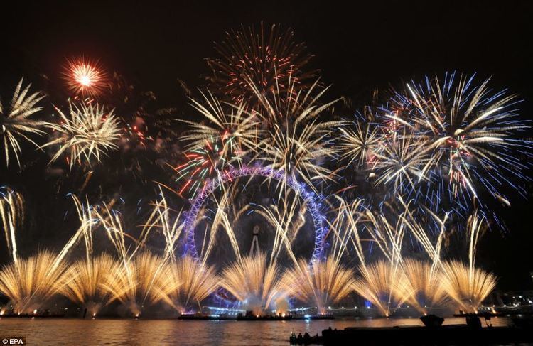 New Year's Eve in London New Year 2011 London sees in the New Year with display on the