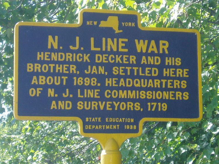 New York – New Jersey Line War