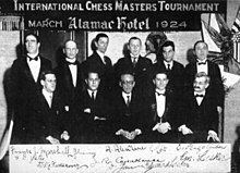 New York 1924 chess tournament httpsuploadwikimediaorgwikipediaenthumb9