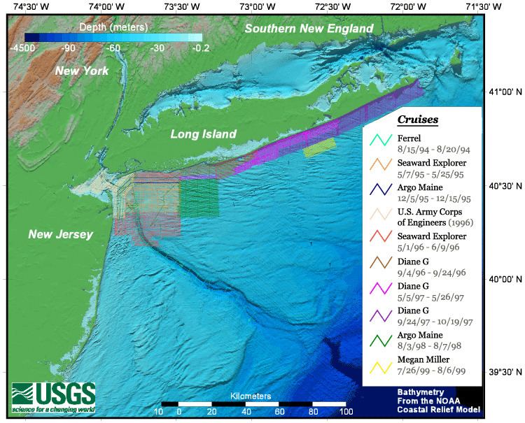 New York Bight US Geological Survey Studies in the New York Bight Sidescansonar