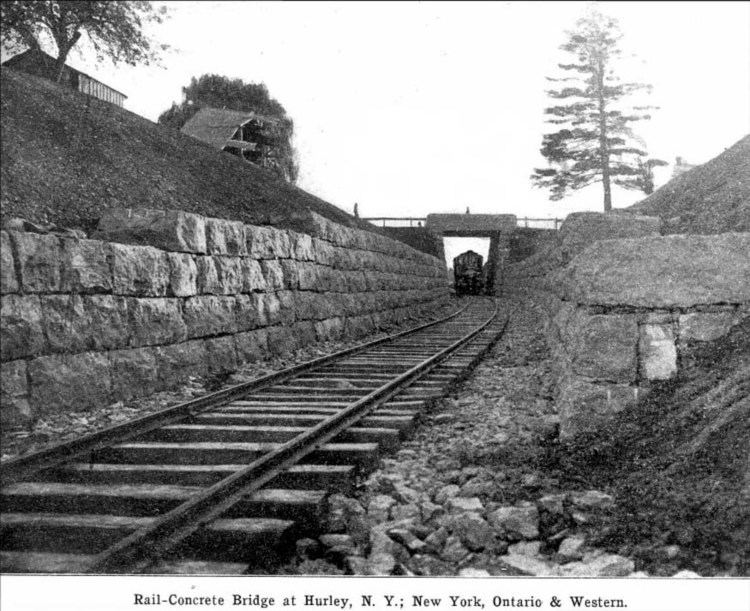 New York, Ontario and Western Railway RailConcrete Masonry on the New York Ontario amp Western Railway by
