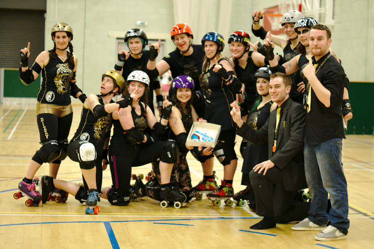 Newcastle Roller Girls Derby Review 2014 Nitemare Voodoo and Hades and Bob scottish