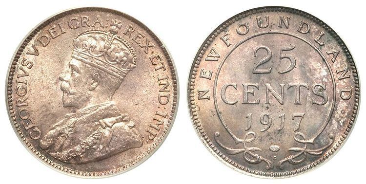 Newfoundland twenty-five cents