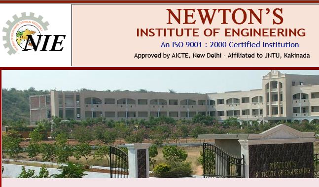 Newton's Institute of Engineering Macherla NEWTON39S INSTITUTE OF ENGINEERING Photos Pictures for NEWTON39S