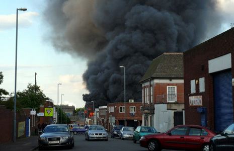 Newtown, Birmingham Cecil St Newtown Update on factory fire Birmingham Resilience