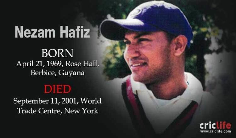 Nezam Hafiz Nezam Hafiz A talent that fell prey to terror on 911 Cricket Country
