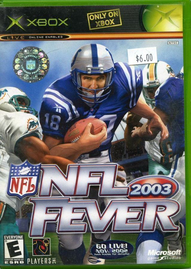 NFL Fever 2003 1101083 Microsoft Xbox NFL Fever 2003 video game Console Games