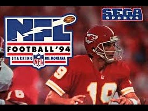 NFL Football '94 Starring Joe Montana NFL Football 3994 Starring Joe Montana Sega Genesis Game Play