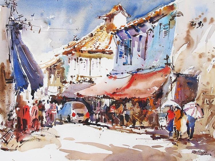 Ng Woon Lam Singapore Watercolor Ng Woon Lam NWS