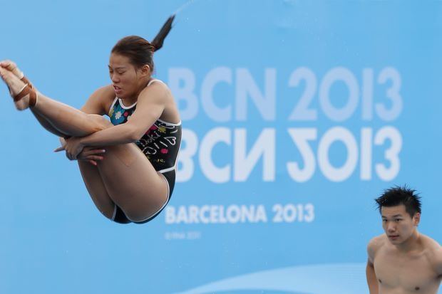 Ng Yan Yee Wendy gets to dive with three different partners The