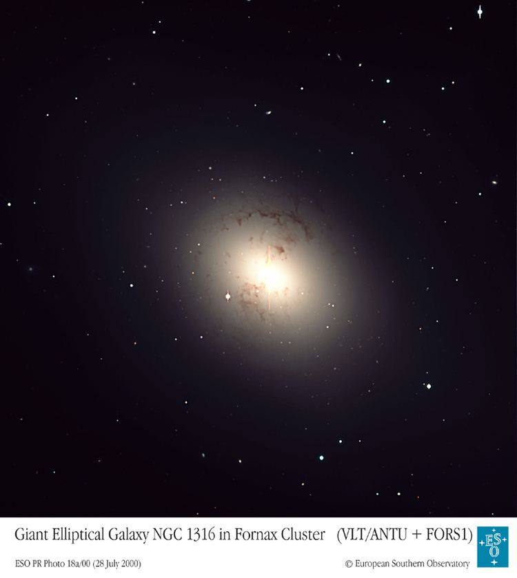 NGC 1316 APOD 2000 August 16 Unusual Giant Galaxy NGC 1316