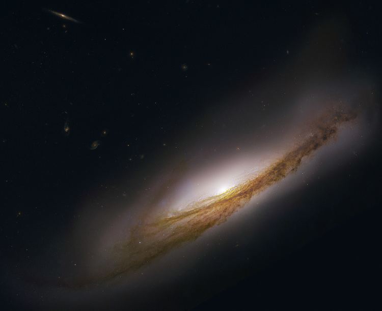 NGC 3190 APOD 2010 May 3 Spiral Galaxy NGC 3190 Almost Sideways