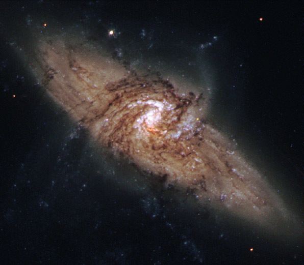 NGC 3314 Galaxy Pair NGC 3314