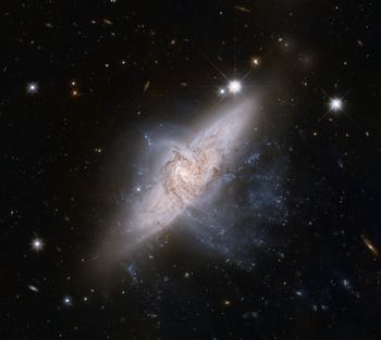 NGC 3314 httpsuploadwikimediaorgwikipediacommonsthu