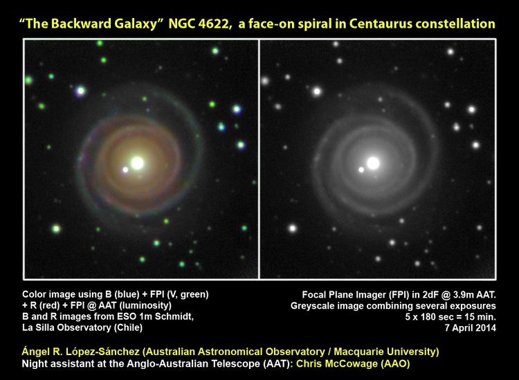 NGC 4622 Dr ngel R LpezSnchez Webpage