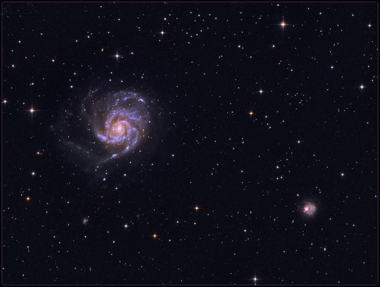 NGC 5474 Messier 101 and NGC 5474 photo Kfir Simon photos at pbasecom