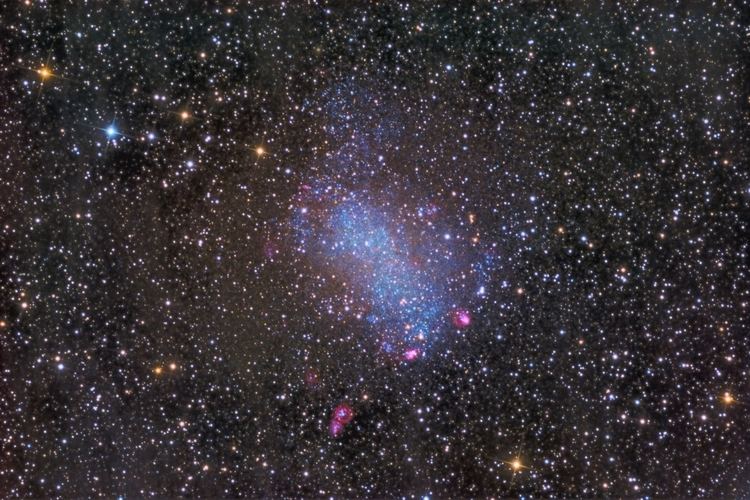 NGC 6822 APOD 2013 February 8 NGC 6822 Barnard39s Galaxy