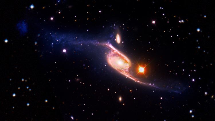 NGC 6872 NASA39s GALEX Reveals the LargestKnown Spiral Galaxy NASA