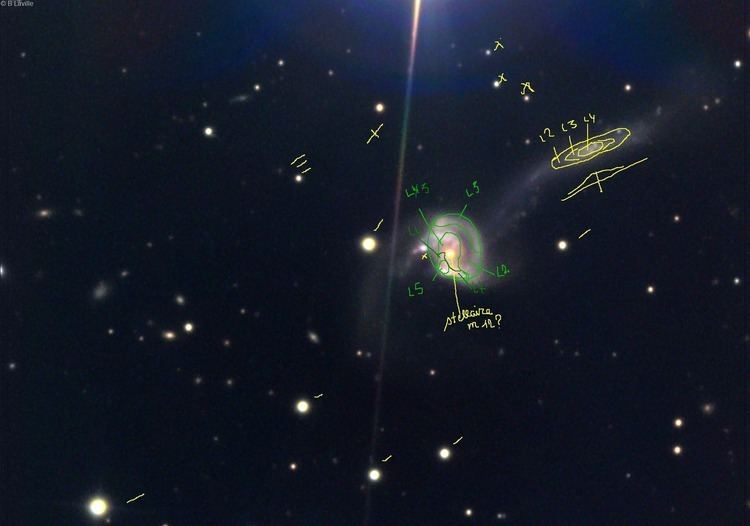 NGC 7714 NGC 7714 7715 Dessins du ciel profond extrme