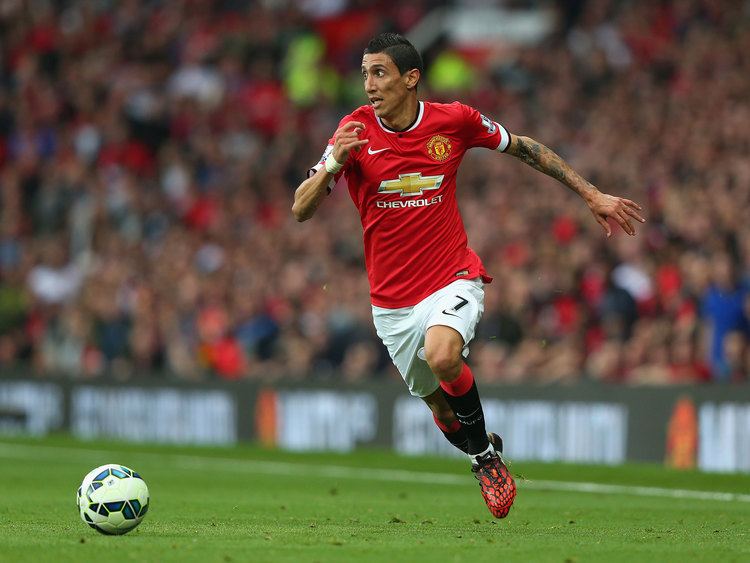 Ángel Di María Manchester United vs Everton Angel Di Maria delighted with his