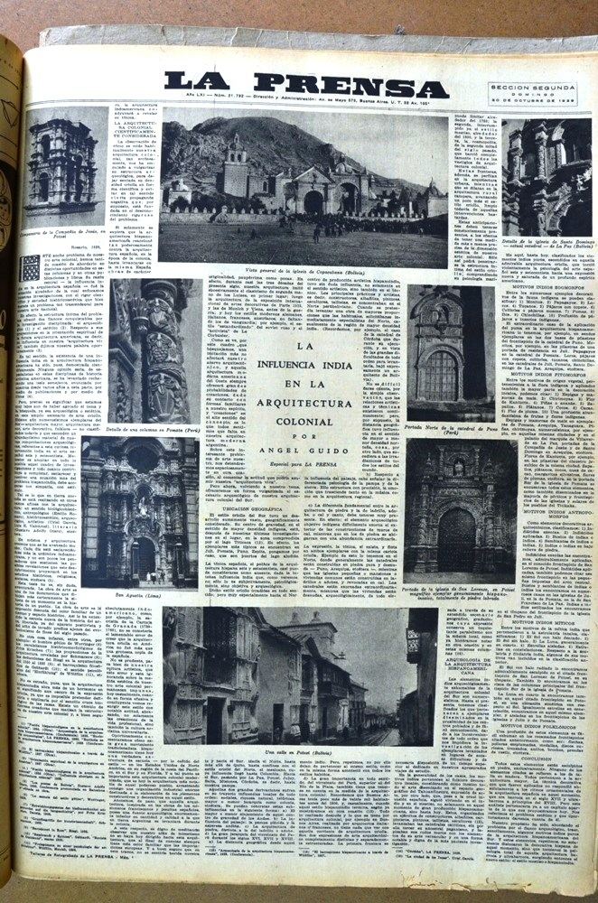 Ángel Guido NGEL GUIDO quotLa influencia india en la arquitectura colonial