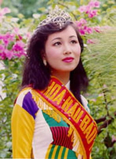 Nguyễn Diệu Hoa Nguyn Diu Hoa Miss Vietnam 1990 Miss Vietnam World