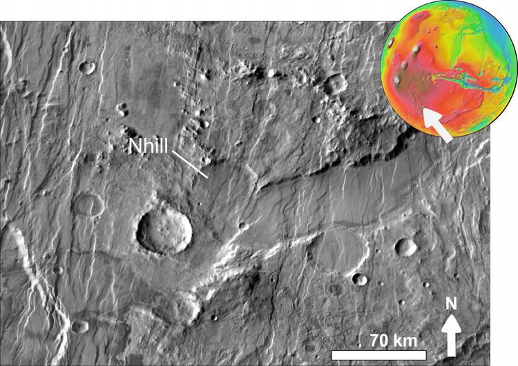 Nhill (crater)