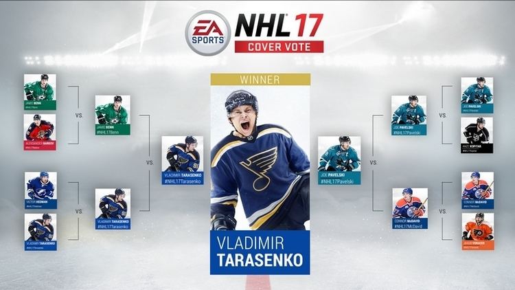 NHL 17 NHL 17 Cover Vote Winner Vladimir Tarasenko