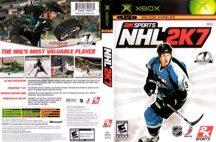 NHL 2K7 NHL 2K7 NTSC HIRES Cover Download Microsoft Xbox Covers The