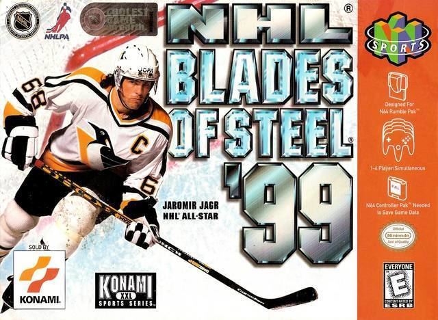 NHL Blades of Steel '99 NHL Blades of Steel 3999 Box Shot for Nintendo 64 GameFAQs