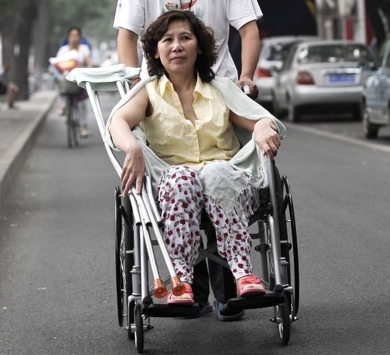 Ni Yulan CHINA Ni Yulan disabled activist opposed to land grabs in