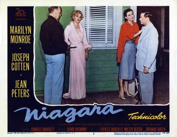 Niagara (1953 film) movie scenes Marilyn Monroe niagara the movie 1953