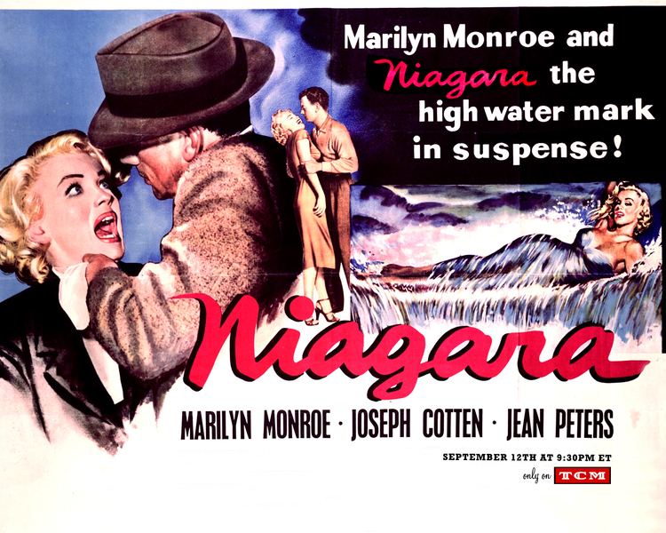 Niagara (film) Liz and Marilyn Black and White in Colour Niagara 1953