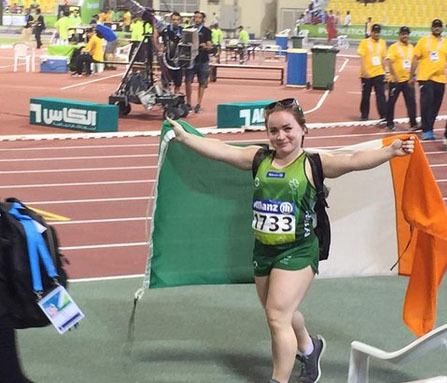 Niamh McCarthy Running in Cork Ireland Niamh McCarthy from Carrigaline wins