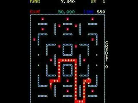 Nibbler (video game) Nibbler arcade video game YouTube