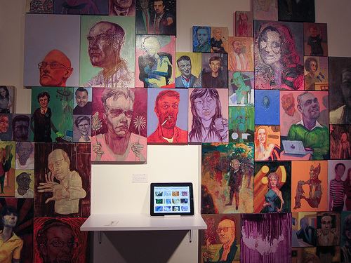 Nic Rad People Matter Art Show by NicRad Featuring 99 Portraits of