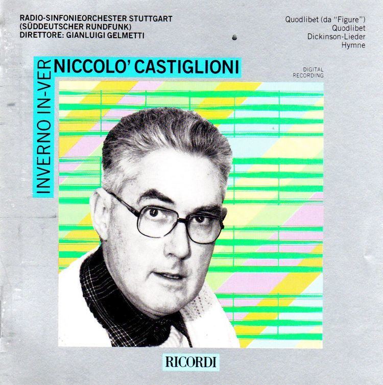 Niccolò Castiglioni Niccolo Castiglioni Inverno InVer CD Apesound