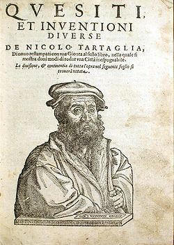 Niccolò Fontana Tartaglia Niccol Fontana Tartaglia Wikipedia entziklopedia askea